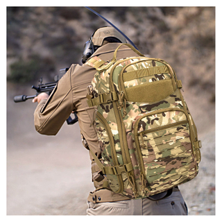  2022 Custom Laser Cut Molle Tactical Survival Rucksack for Hiking Hunting Camping Traveling Military Backpack