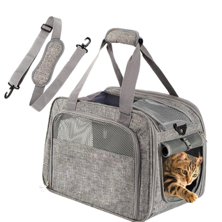 2022 ODM OEM Mesh Outdoor Travel Sling Small Pet Cat Dog Carrier Bag Designer Pet Carrier