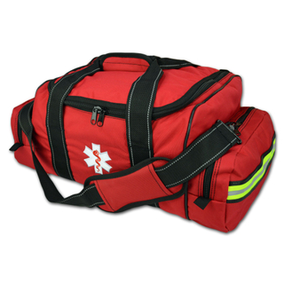 Reflective First Responder Bag with Detachable Dividers Emergency Medical EMS Trauma Jump Bag