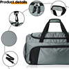 42L Heavy Duty Carry On Luggage Bags with Multi Pockets for Sports Gym Duffle Bag Fitness Workout Bag