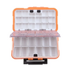 Waterproof Multicolor Bait Storage Tackle Box Large Utility Lures Fishing Box for Bait Casting Fishing Fly Fishing