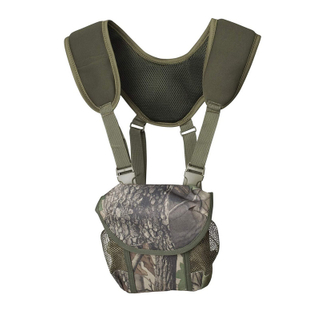 Durable Camouflage Binocular Telescope Protection Case with Chest & Shoulder Strap Rangefinder Case