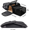 OEM Approved Pet Carrier Expandable Airline Approved Cat Dog Carrier Bag Portable Soft Sided Carriers for Pets