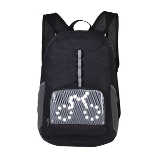 LED Turn Signal Light Screen Backpack Cycling Safety Backpack for Night Outdoor Ruing Riding Camping