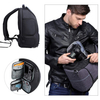2025 New Design Large capacity Waterproof Shockproof Camera Backpack Photography Backpack With Tripod Strap and Rain Cover