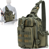 2025 Hot Sales Water Resistant Multi-functional Crossbody Sling Fishing Bag Fishing Tackle Bag