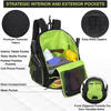 2024 New Design Lightweight Pickle Ball Sports Backpack with Padded Paddle Pockets Pickleball Bag