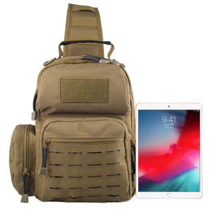 Small Sling Bag for 13 Inch Laptop Crossbody Messenger Bag Travel Outdoor Tactical Molle Chest Pack