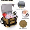 Leakproof 24 Can Tactical Lunch Bag with MOLLE Webbing for Work School Freezable Cooler Tote Bag