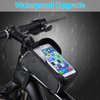 2021 New Style Mount Bicycle Front Frame Bag with 6 Inch Touch Screen Bike Phone Handlebar Phone Case Bag
