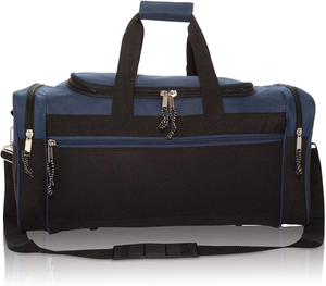 2020 Wholesale Custom Navy Blue Gym bag Dry Separation Waterproof Fitness Duffle Bag