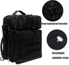  Outdoor Large Fishing Tackle Storage Gear Bag - Water-Resistant Fishing Backpack with Rod Holder Shoulder Backpack