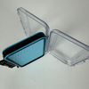 Two-Sided Waterproof Lightweight Easy Grip Transparent Lid Foam Insert Jig Box Fly Fishing Lure Box