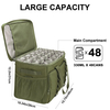 32L 48 Can Insulated Leakproof Soft Shoulder Cooler Large Collapsible Portable Travel Fishing Cooler Bags