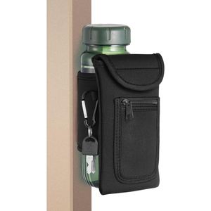 OEM ODM Custom High Elasticity Water Bottle Pouch Sleeve Phone Card Holder Sports Magnetic Bag