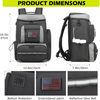 2024 New Design Lightweight Oxford SBS Zippers Sports Bag Pickleball Bag Pickleball Backpack with a Fence Hook