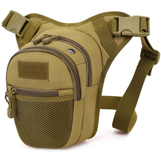 Fashion Men Custom Panel Motorcycle Leg Bag for Riding Travel Tactical Thigh Bag Drop Leg Waist Bag