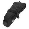 11L PU Tear Resistant Travel Bike Storage Pack Bike Tool Bag Cycling Saddle Bag Bike Under Seat Pouch with Reflective Strips