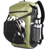 3 in 1 Tarpaulin Outdoor Bike Backpack Shoulder Pack Bicycle Pannier Bag with Hidden Helmet Cover