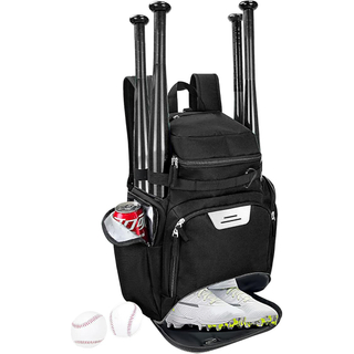 New Design Large Capacity Sports Training Backpack Baseball Bag Baseball Equipment Bag with Separate Helmet Compartment 