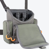 Hunting Chest Front Pack with Adjustable Vest Bag & Waterproof Rain Cover Binocular Harness Case Bag
