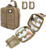 Molle EMT Pouches Rip-Away Military IFAK Medical Bag Outdoor Emergency Survival Kit Tactical First Aid Pouch khaki