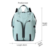 2022 Stylish Mommy Diaper Backpack for Baby Care Waterproof Oxford Maternity Nursing Backpack Bag
