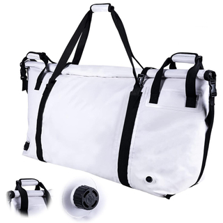 2025 New Design Portable Large Fishing Cooler Bag Outdoor Travel Leakproof Fish Kill Bag with Drain Plug