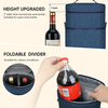 2022 Newly Reusable Insulated Wine Cooler Bag for Travel Picnic Beach 2 Bottle Wine Tote Carrier