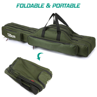 Waterproof Fishing Rod Case Tackle Storage Travel Bags Carry Organizer Fishing Camping Hiking Fishing Rod Bag