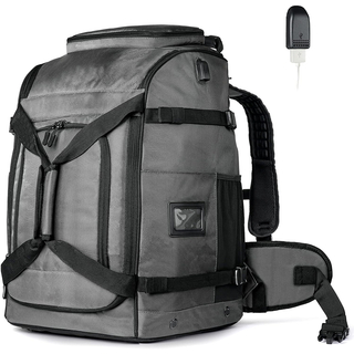 Multi Pocket Air Cushion Shoulder USB Skiing Gear Bag Ski Travel Backpack 65L Waterproof Padded Snowboard Boots Bag