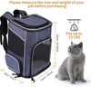 Pet Backpack Carrier for Small Dog Cat Puppy Bird Rabbit Traveling Hiking Outdoor Use