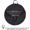 Custom Mountain Road Bike Travel Case Wheels Carrying Bag Durable Bike Wheels Bag