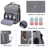 China Supplier Nappy Backpack with Foldable Baby Sleeping Bed and Changing Station Mommy Travel Bags