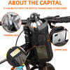 Custom Bicycle Front Frame Thermal Drinking and Phone Storage Bag Bike Bag Handlebar Stem Bag