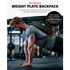 Factory Custom Lightweight Gym Bag Weighted Backpack Gym Weight Plate Backpack with Secure Buckles