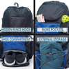 Large Capacity Waterproof Tennis Sling Tote Paddle Racket Backpack Fits 2 to 4 Paddles Pickleball Backpack