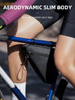 New Design Bike Frame Bag 1.5L Cycling Bag Reflective Bicycle Storage Triangle Bag with Mesh Side Pockets