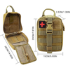 Outdoor Emergency Activities Molle EMT Bag Tactical First Aid Pouch Rip-Away Design Military IFAK Medical Bag