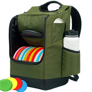 Wholesale Tactical Style Outdoor Adventure Disc Golf Bag Holds up to 20 Discs Weekender Beginner Disc Golf Backpack