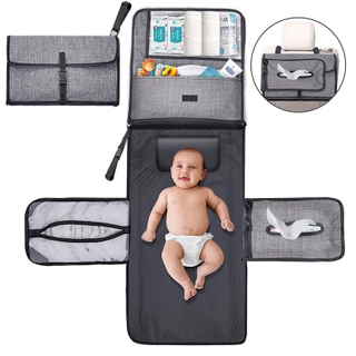 Multifunction Foldable Baby Changing Pad New Born Baby Shower Gifts Travel Mat Diaper Changing Station