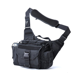 Tactical Messenger EDC Bag Assault Gear Shoulder Sling Pack MOLLE Modular Pouch Bag