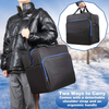 Waterproof Skiing Bag for Air Travel Transport Skis Up to 200 cm Padded Ski Sleeve and Ski Boot Bags