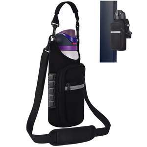 OEM ODM Custom Portable Gym Hiking Cup Holder Pouch Water Resistant Shockproof Magnetic Water Bottle Bag
