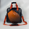 2024 New Designs Waterproof PU Leather Large Capacity Fits 2 Paddles Tennis Racket Crossbody Sling Pickleball Racket Bag