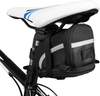 Fashion Custom Expandable Bicycle Strap-On Saddle Bag 3M Reflective Taillight hanger Bike Seat Bag