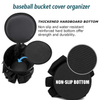 Durable Baseball Bucket Bag Baseball Coaching Accessories Organizer Softball Baseball Bag with Multiple Pockets