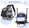 Custom Premium Quality Softball Bag 4 Baseball Bats Holder Bag Baseball Backpack with External Helmet Holder