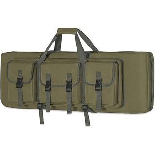 Custom Size Padded Double Rifle Gun Case Soft Bag All Around Shooting Range Tactical Rifle Backpack