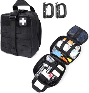 Molle EMT Pouches Rip-Away Military IFAK Medical Bag Outdoor Emergency Survival Kit Tactical First Aid Pouch Black